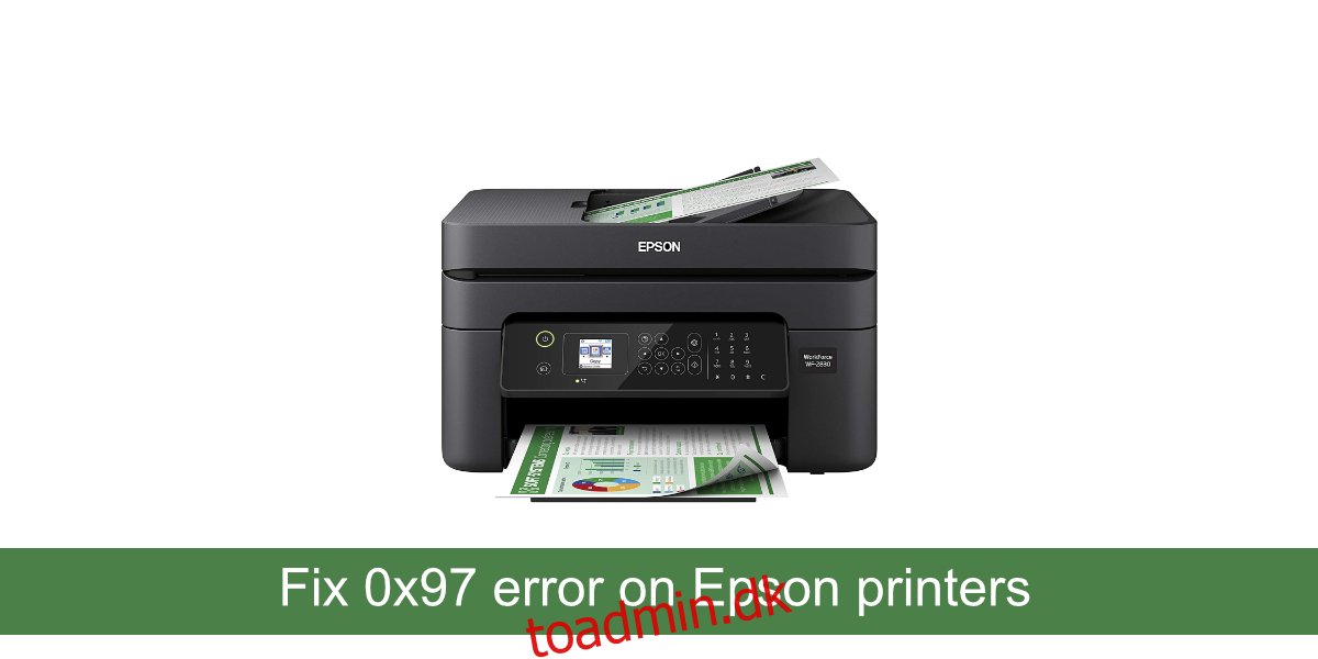 Sådan rettes 0x97-fejlen på Epson-printere