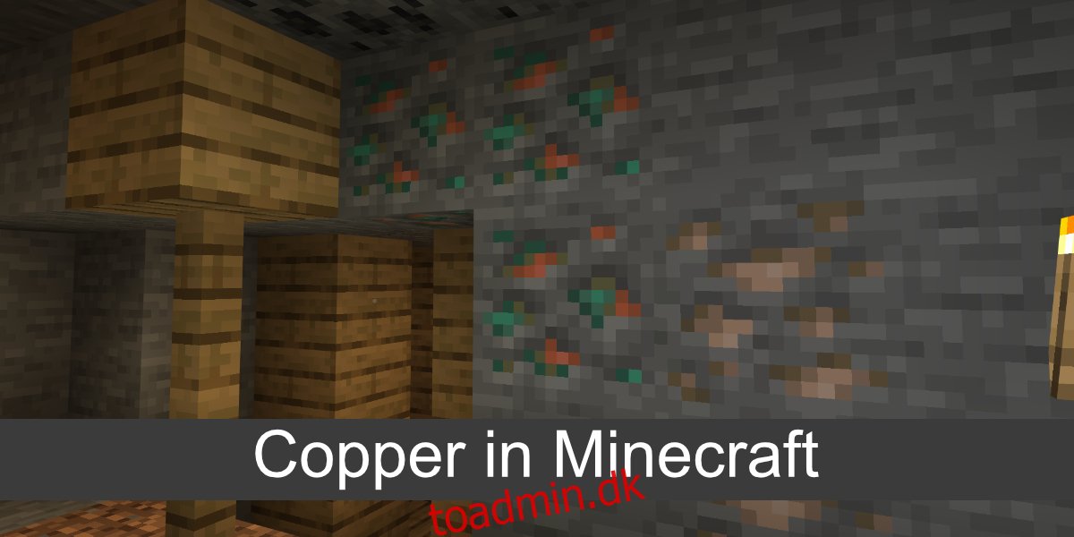 Sådan finder og bruger du kobber i Minecraft