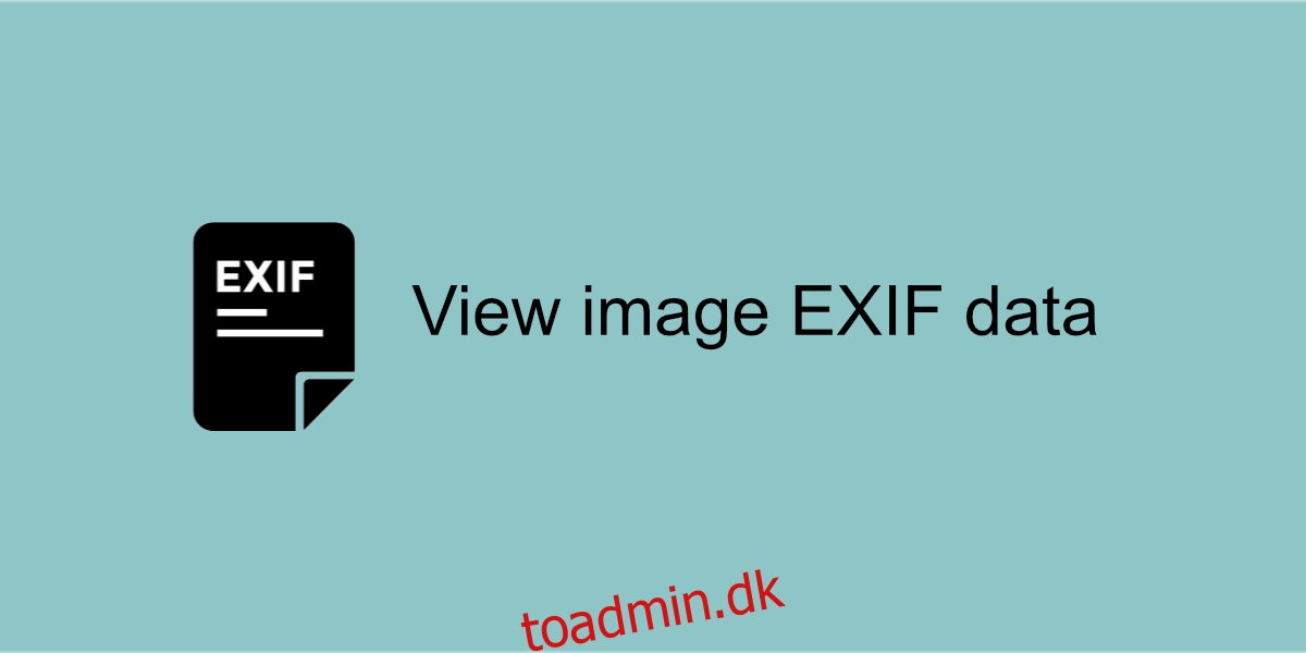 billede EXIF-data