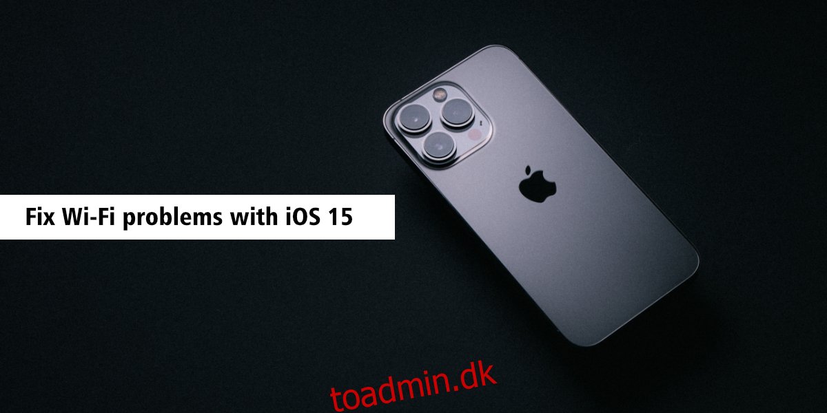 Wi-Fi-problemer iOS 15