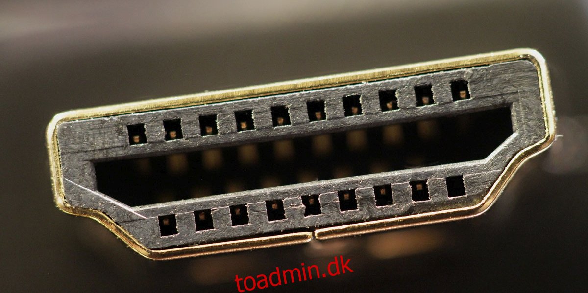 DisplayPort til HDMI-adapter virker ikke