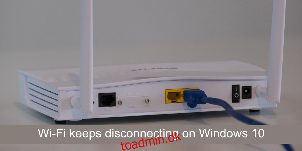 Wi-Fi bliver ved med at afbryde forbindelsen på Windows 10