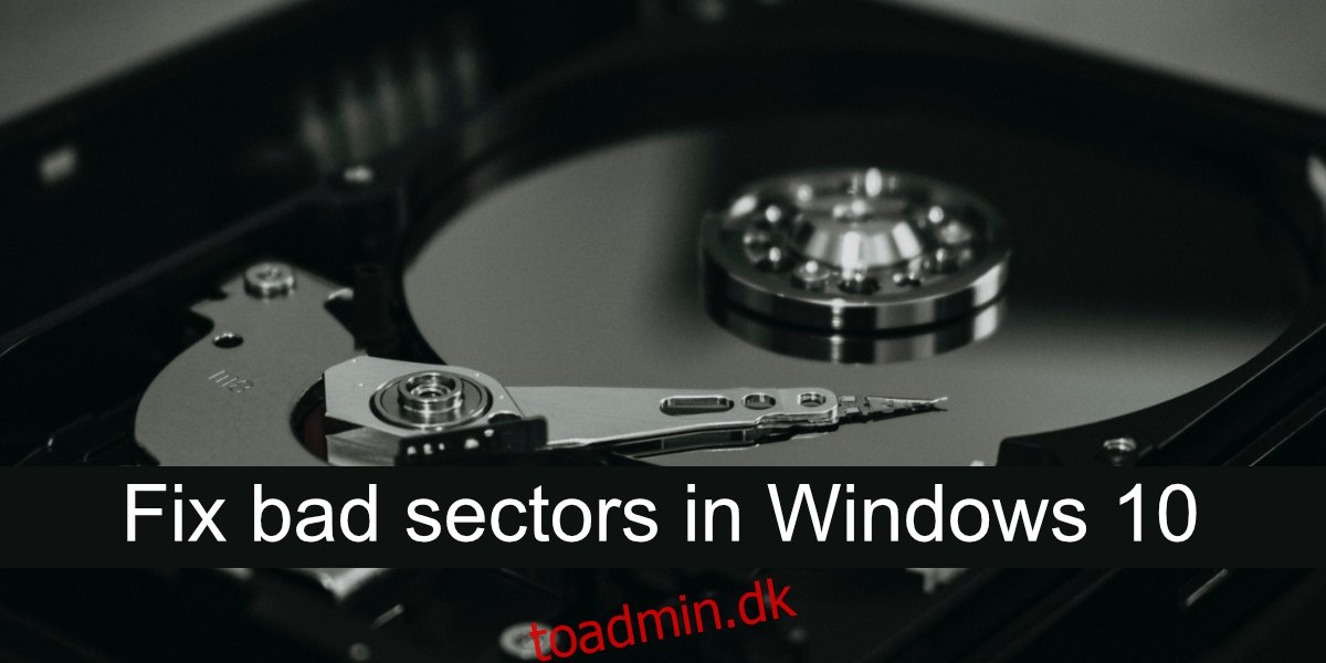 ret dårlige sektorer i Windows 10