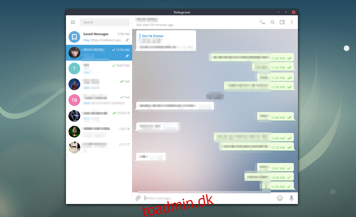 Sådan opdateres Telegram Linux desktop-appen