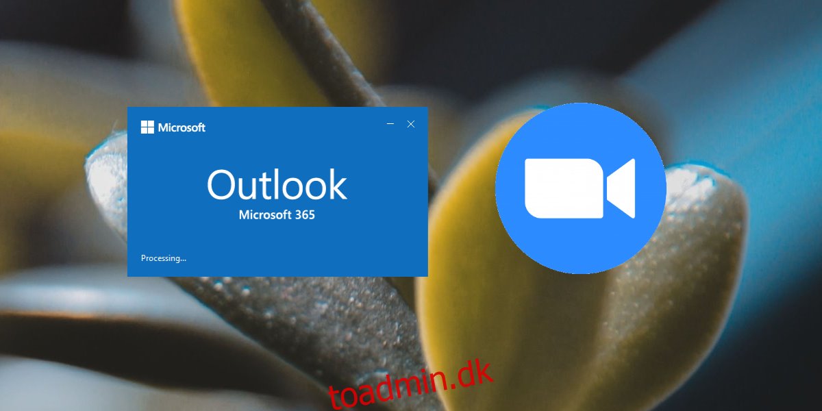 Sådan opsætter du et Zoom-møde i Outlook
