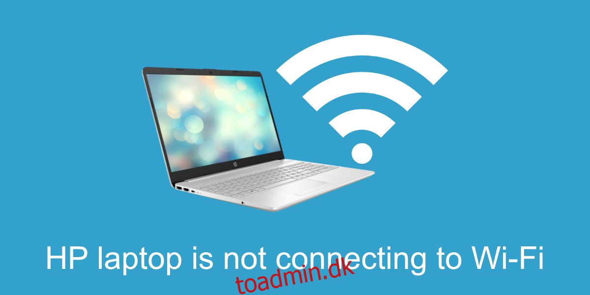 HP bærbar computer opretter ikke forbindelse til WiFi på Windows 10 (LØST)
