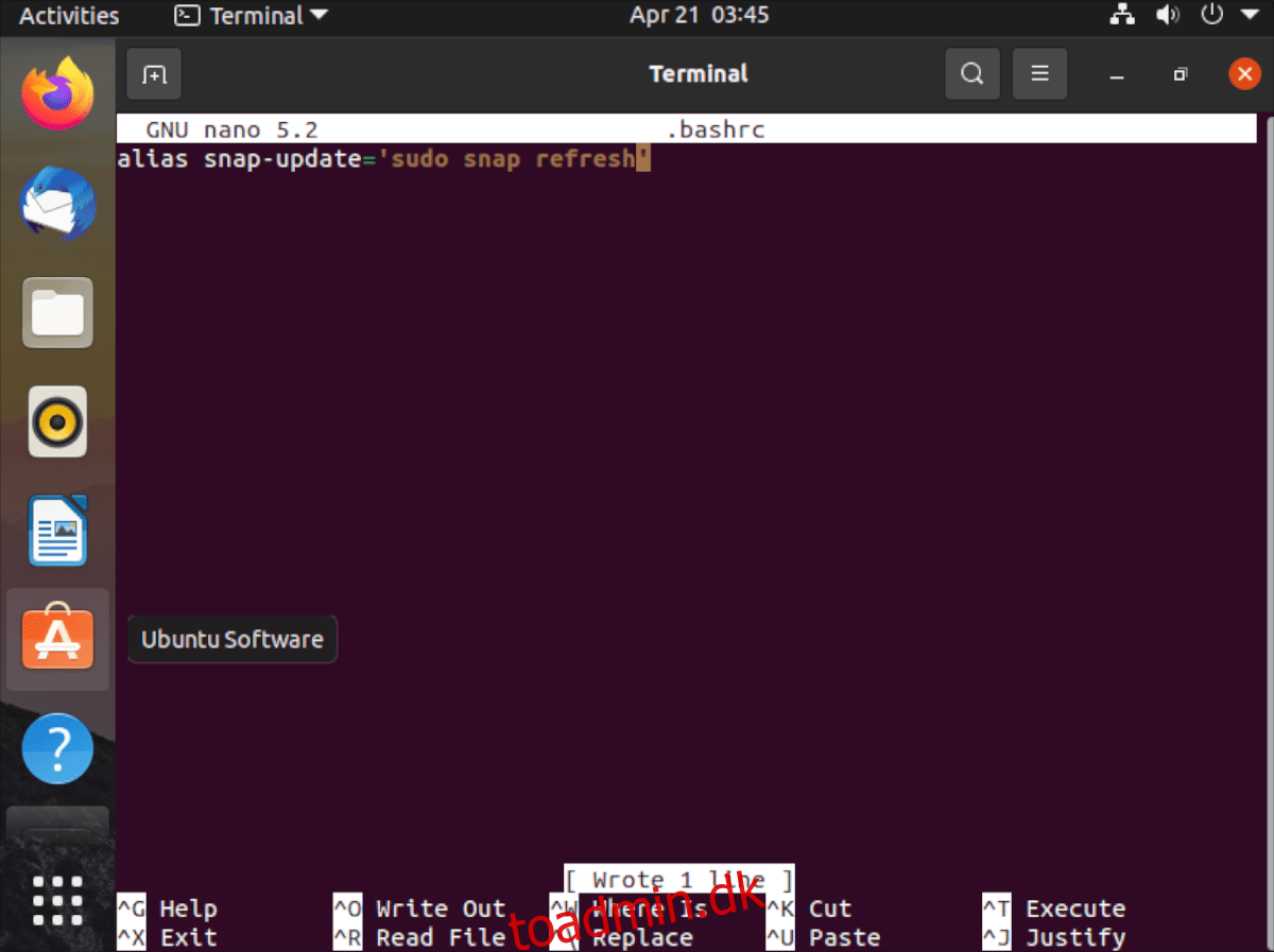 Sådan opsætter du aliaser på Ubuntu