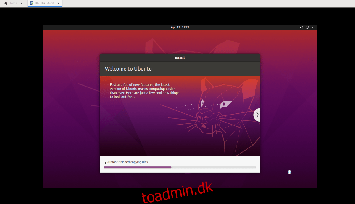 Sådan downloader og konfigurerer du et Ubuntu Desktop VMware-billede