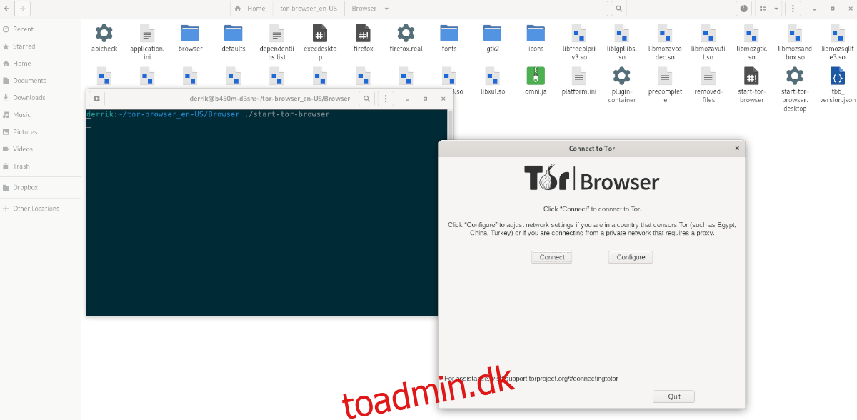 Sådan opsætter du Tor Browser Bundle på Ubuntu