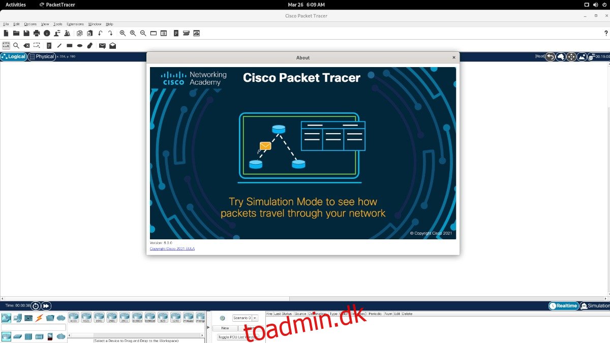 Sådan installeres Cisco Packet Tracer på Linux