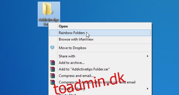 Skift nemt mappefarve i bulk på Windows med Rainbow-mapper
