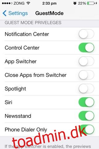 Opret en gæstekonto på din iPhone med GuestMode