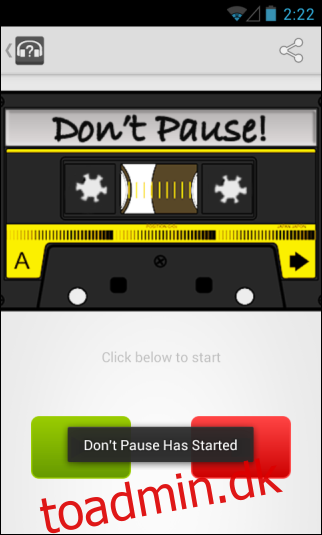 Sæt ikke på pause Auto-mutes Android-meddelelser under musikafspilning