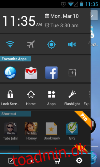 Sidebar Launcher tilføjer et slide-out multitasking-panel til Android