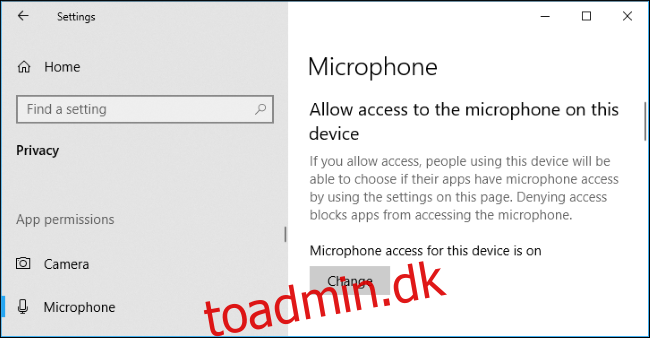 Fix: Min mikrofon virker ikke på Windows 10