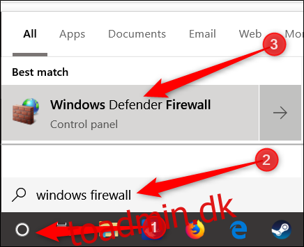 Hvordan åbner jeg en port på Windows Firewall?