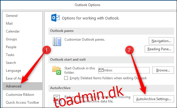 Hvad er AutoArchive i Outlook, og hvordan virker det?