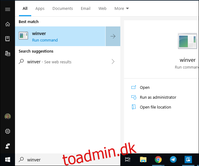 Sådan tjekker du, hvornår din Windows 10 Build udløber