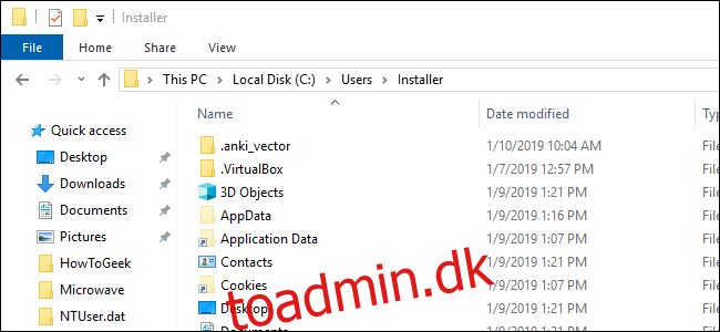 Hvad er NTUSER.DAT-filen i Windows?