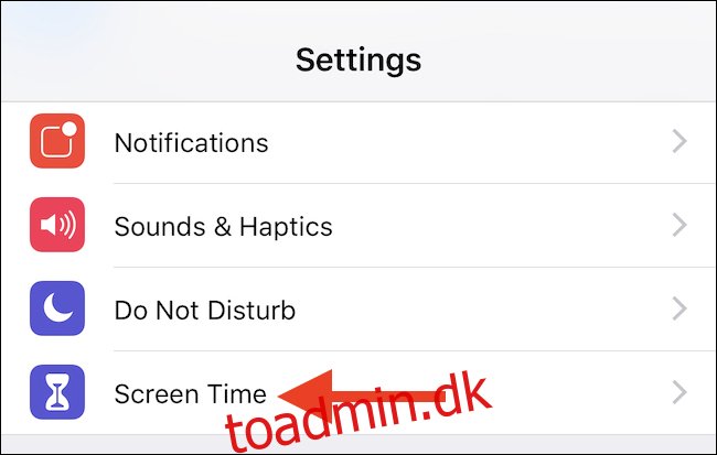 Sådan indstilles en app-tidsbegrænsning på iPhone og iPad