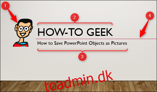 Sådan gemmer du PowerPoint-objekter som billeder