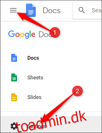 Sådan bruger du Google Docs offline