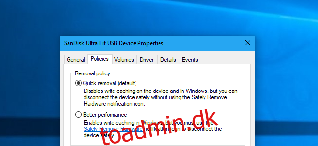 Sådan optimerer du USB-lager til bedre ydeevne på Windows 10