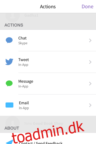 Handlingsbaseret app forbinder dig med dine kontakter hurtigere [iOS]
