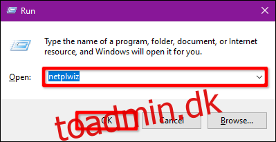 Sådan aktiverer eller deaktiverer du sikker login til Windows 10