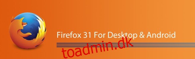 Nye funktioner i Firefox 31 til desktop og Android
