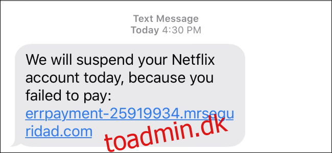 Scam Alert: Nej, Netflix suspenderer ikke din konto