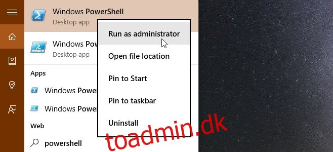 Sådan fjerner du standard Windows 10-apps ved hjælp af PowerShell [Guide]