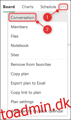 Sådan ændres et planlogo i Microsoft Planner