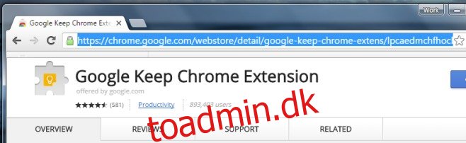 Sådan downloader du en Chrome-udvidelse som en CRX-fil