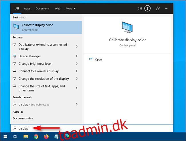 Sådan finder du hurtigt specifikke systemindstillinger på Windows 10