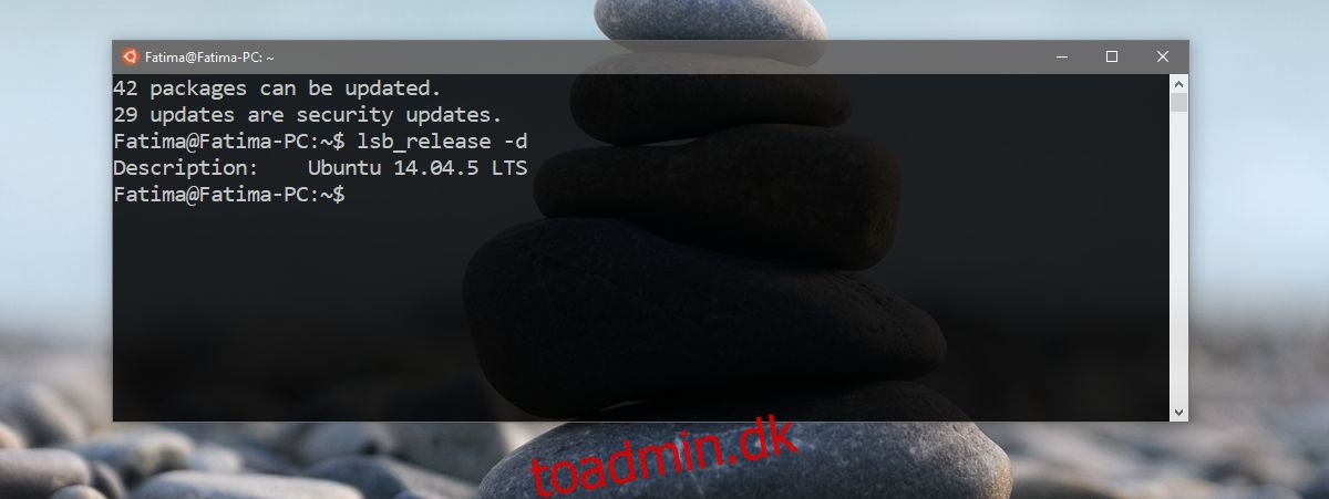 Sådan opdateres Windows-undersystem til Linux på Windows 10