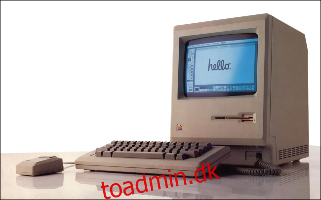En original 1984 Macintosh med 