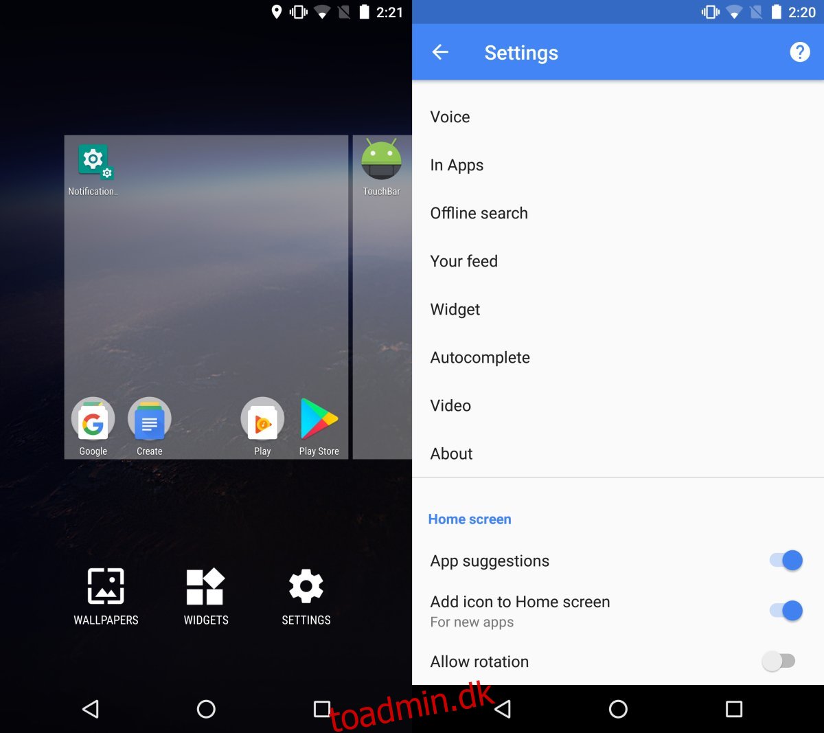 Sådan deaktiveres Tilføj app-ikon til startskærmen for nye apps i Android