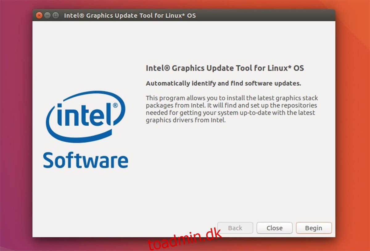 Sådan installeres Intel-videodrivere i Ubuntu