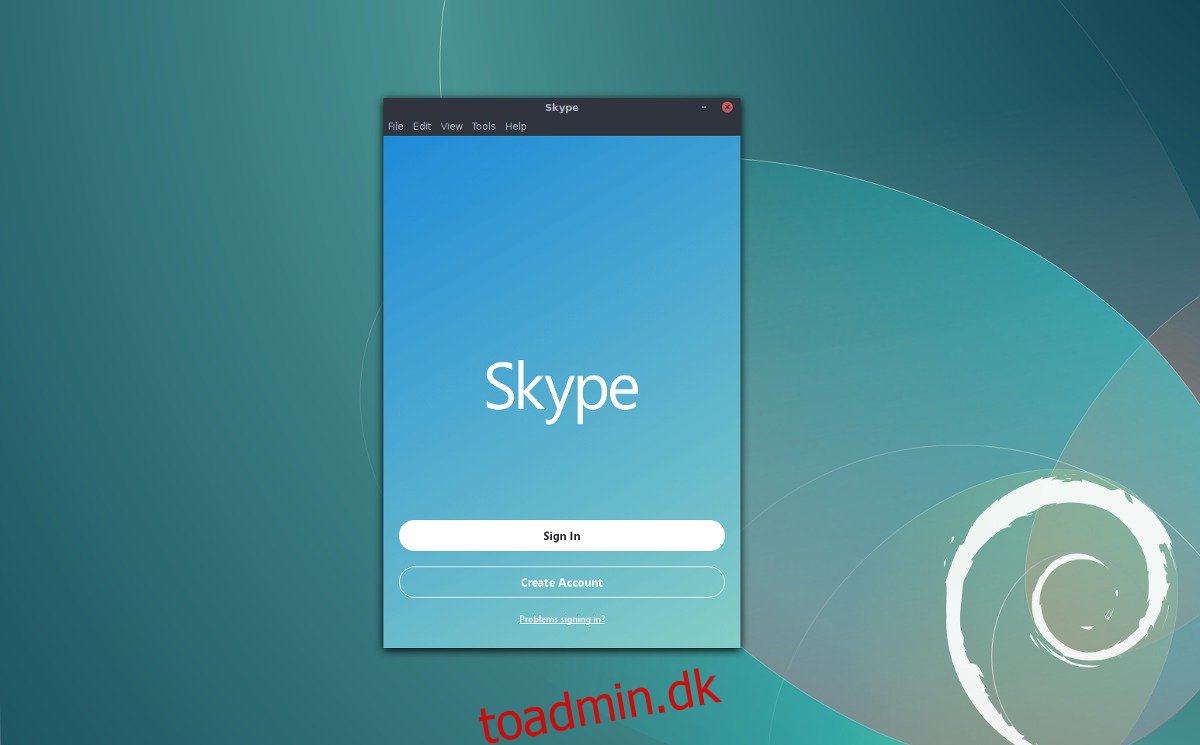 Sådan installeres Skype på Linux