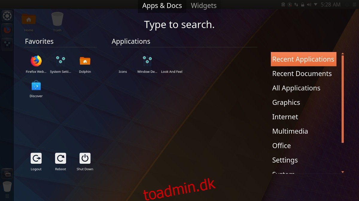 Sådan får du KDE Plasma 5 til at ligne Ubuntu Unity