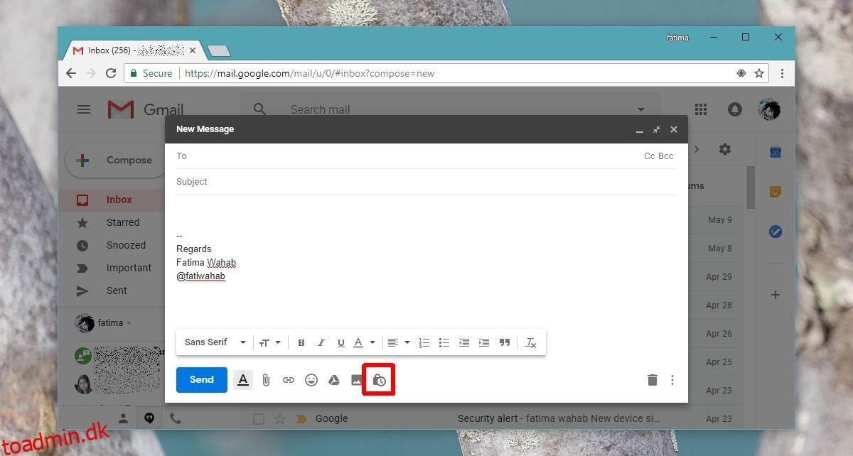 Sådan bruger du fortrolig tilstand i Gmail