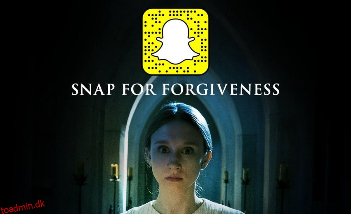 Sådan får du The Nun Snapchat-objektiv