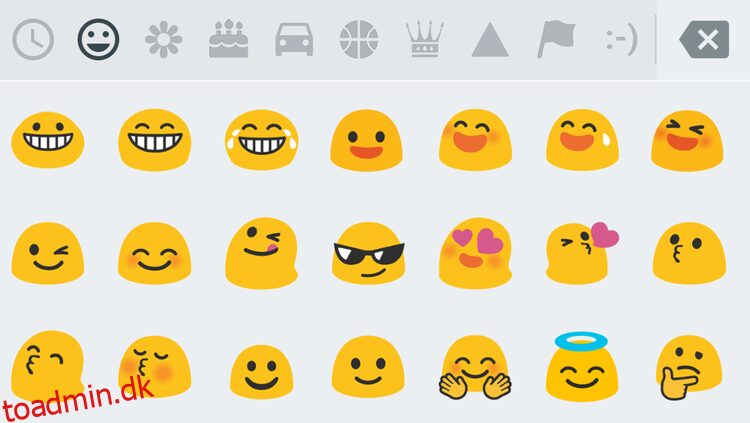 Sådan får du emoji på Android