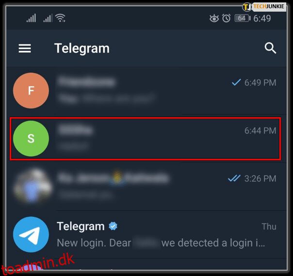 Sådan fastgøres og administreres beskeder i Telegram