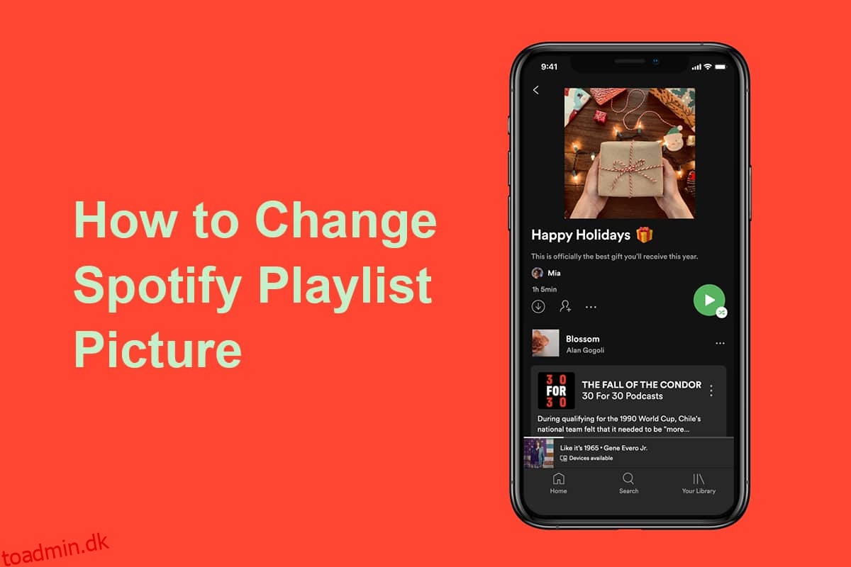Sådan ændres Spotify-afspilningslistebillede