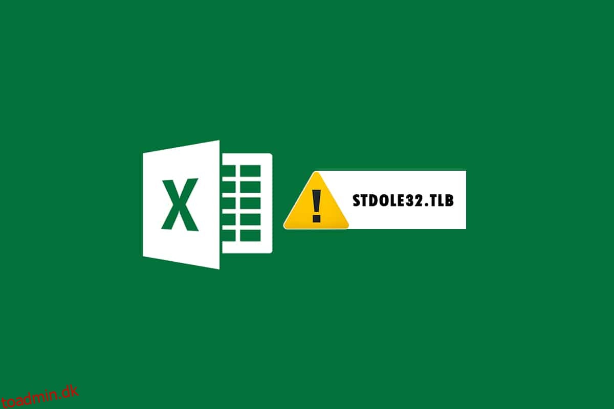Ret Excel stdole32.tlb-fejl i Windows 10
