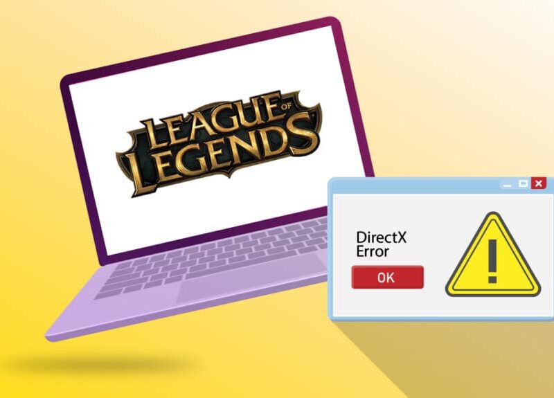 Ret League of Legends Directx-fejl i Windows 10