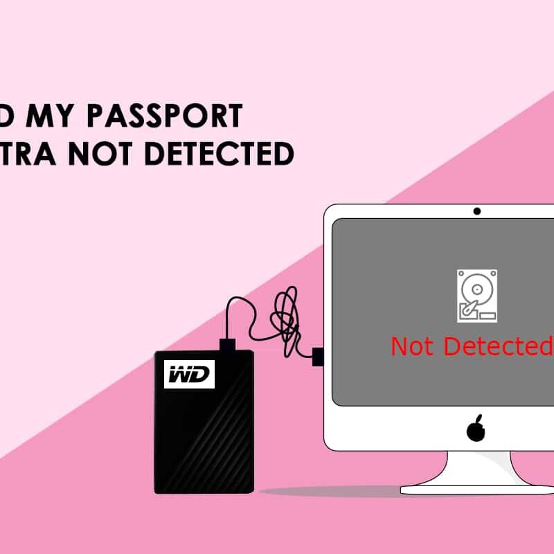 Ret WD My Passport Ultra Not Detected på Windows 10
