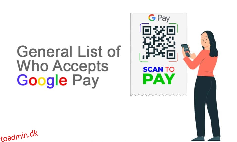 Sådan finder du, hvem der accepterer Google Pay